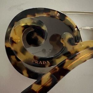 Tortoise Shell round Prada Sunglasses